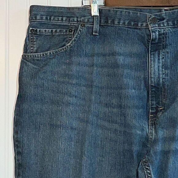 Levis 559 Jeans Relaxed Straight Men 50X32 Medium Blue Wash Chore Cowboy Western - Picture 2 of 12